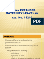 105-Expanded Maternity Leave - . N - 11210: DAY LAW R A O