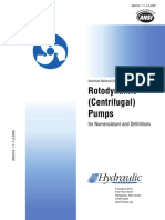 Rotodynamic (Centrifugal) Pumps: For Nomenclature and Definitions