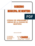 Código Urbanismo Montero ABRIL 2007 PDF