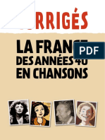 France en Chansons 40 Corriges Piaf