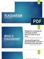 Plagiarism: Hira Saeed Khan