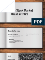 The Stock Market Crash of 1929