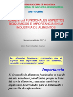 Clase 14 Alimentos Funcionales Aspectos Bioquimicos 2017 I PDF