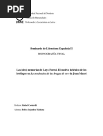 Las (Des) Memorias de Luys Forest. El Motivo Helénico de Los Lotófagos en La Muchacha de Las Bragas de Oro de Juan Marsé