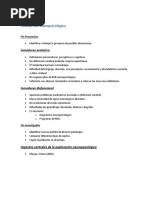 Evaluación Neuropsicológica