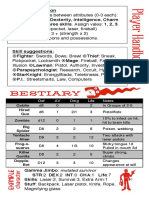 Bestiary: Def AV DMG Life Notes