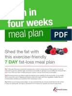 Lean in Four Weeks: Meal Plan