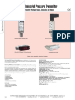 Industrial Pressure Transmitter: Complete Offering of Ranges, Connections and Outputs