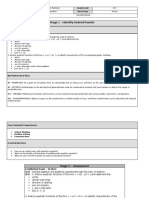 Stage 1 - Identify Desired Results: y A (X - P) + Q