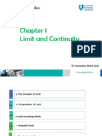 Chapter 1 Limit and Continuity