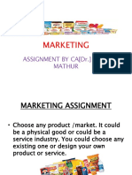 Marketing Assignment