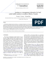 A Review of Composting As A Management Alternative For Beef