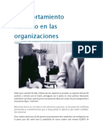 Comportamiento Humano en Las Organizaciones