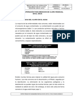 Instructivo de Operación para Medicion de Cloro Residual en El Agua