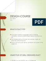 Design Course Basic - Duct Design 1