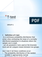 Group 6 (T-Test)