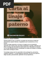 Carta Al Linaje Paterno PDF