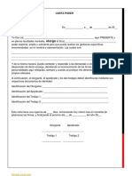 Carta Poder Simple PDF