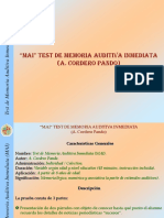 Test MAI (Memoria) PDF