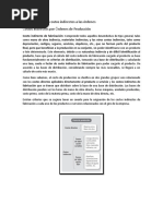 Asignación de Los Costos Indirectos A Las Órdenes