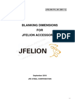 JFELION - JFELION-TP-L-001 Rev.11 Blanking Dimensions PDF