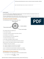 Compute RLC Parameters of Radial Copper Cables With Single Screen, Based On Conductor and Insulator Characteristics - MATLAB Power - Cableparam