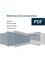 Matériaux de Construction: Réalisé Par: Anass El Boussaidi Kaoutar El Yahiaoui Meryeme El Brazi