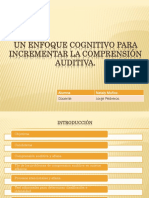 Un Enfoque Cognitivo para Incrementar La Comprensión Auditiva