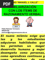 Razonamiento Verbal