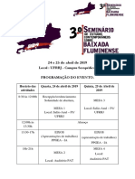 Programação Do Evento - 3scebf