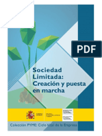 Sociedad Limitada. Creación y Puesta en Marcha (SRLCreacionPuestaEnMarcha) PDF