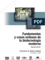 Fundamentos y Casos Exitosos de La Biotecnologia Moderna A