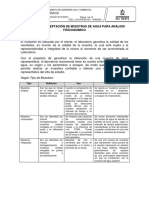 Muestreos en Diferentes Tipos de Agua PDF