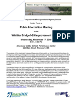 Whittier Bridge / I-95 Improvement Project Meeting: Nov 17, 2010