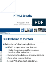 HTML 5 Security