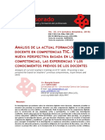 Analisis de La Actual Formacion Docente en Tic PDF