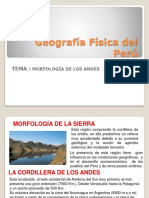 Morfologia de Los Andes