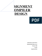 Assignment Compiler Design: Submitted To:Ms. Shweta Submitted By:Rajan Arora Branch:CSE Sec:B1 Roll No:071076