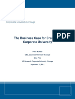 Business Case Creating A Corporate University PDF