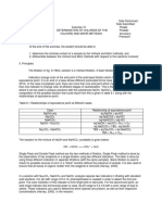 Determination of Chloride by Volhard and Mohr Method