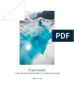 Experiment: Using The Telecoms-Trainer 101 To Model Equations