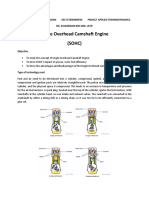 Single Overhead Camshaft Engine