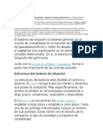 BALANCE GENERAL Estados Financieros Situacion Financiera Etc