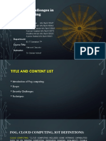 Term Paper PPT Security Challenges in Fog Computing