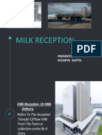 Milk Reception 