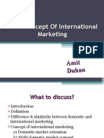 Basic Concepts of Int. Mkting