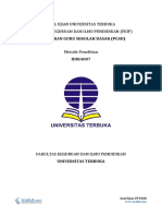 1 - Soal Ujian UT PGSD IDIK4007 Metode Penelitian