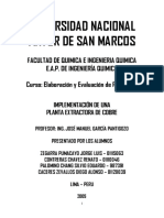 2005 - Implementación de Una Planta Extractora de Cobre