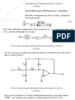 MFB - Filtros Ativos