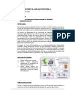 Informe N°1 Analisis Estructural Ii